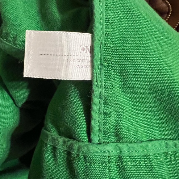 S Kelly Green Old Navy Large Button Canvas Pea Coat Jacket - Picture 12 of 13